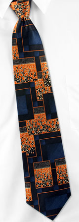 Dental Plaque Tie by I Awareables -  Black Silk