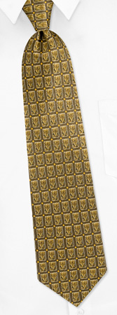 Dust Mites Tie by I Awareables -  Olive Silk