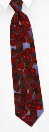 Malaria Tie by I Awareables -  Blue Silk