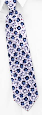 HIV Tie by I Awareables -  Silver Silk