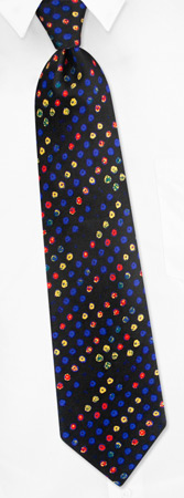 Micro Array Tie by I Awareables -  Black Silk
