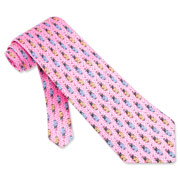 Tee-rrific! Tie by Oliver Fitz Neckwear -  Pink Silk