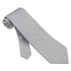 Revitalize silver silk Extra Long Tie