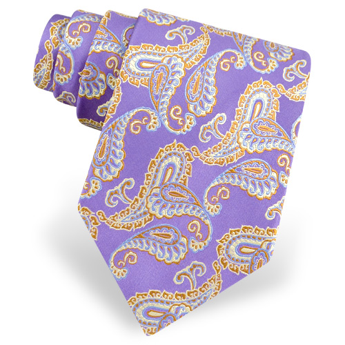 purple paisley tie. Paisley Tie by Principessa