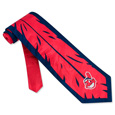 MLB Cleveland Indians red silk Tie
