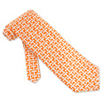 Tennessee Logo orange silk Tie Tennessee Logo orange silk Tie