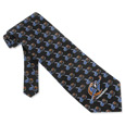 NBA Washington Wizards Logos black silk Tie NBA Washington Wizards Logos black silk Tie