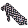 NBA New Jersey Nets Logo black silk Tie NBA New Jersey Nets Logo black silk Tie