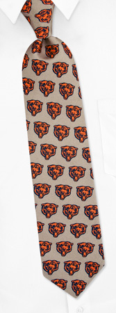 NFL Chicago Bears Boys Tie by NFL - Gold Silk