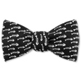 Fishy black silk Freestyle Bowtie Fishy black silk Freestyle Bowtie