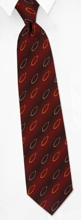 Christ Tie by Parquet Novelties -  Red Polyester