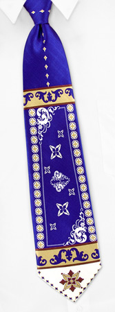 Jubilant Tie by Electric Neckwear -  Blue Silk