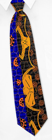 Fracture Tie by Electric Neckwear -  Black Silk