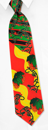 Christmas Tie by Electric Neckwear -  Green Silk