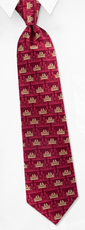 Tabernacle Tie by Inspire Neckwear -  Maroon Silk