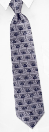 Tabernacle Tie by Inspire Neckwear -  Gray Silk