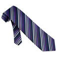 Purple Tonal Stripe purple microfiber Tie