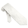 Woven Roses ivory microfiber Tie Woven Roses ivory microfiber Tie