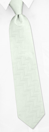 Amargosa Chevron Tie by Jacob Alexander -  Celedon green Polyester