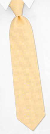 Amnicon Neat Tie by Jacob Alexander -  Yellow Polyester