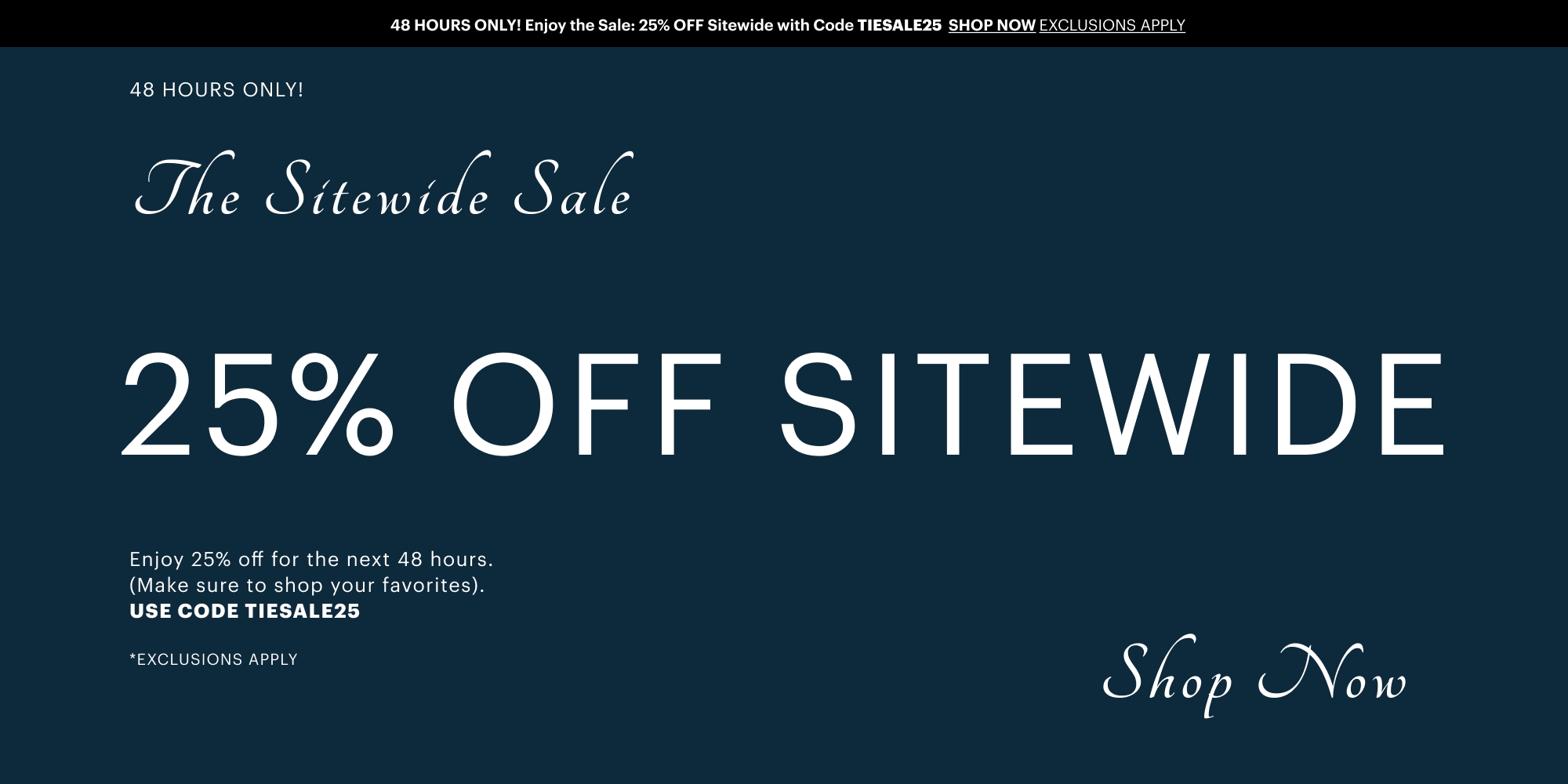 TIES | Office Wear 25% sitewide