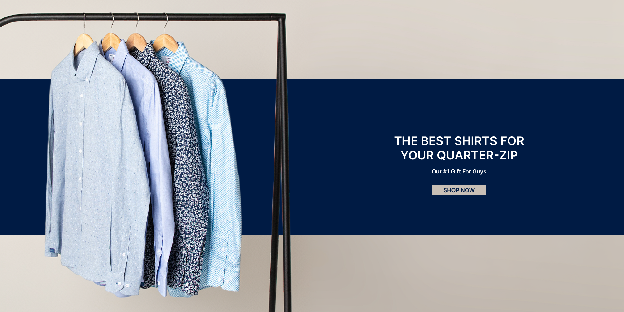 TIES | Quater Zip Shirts