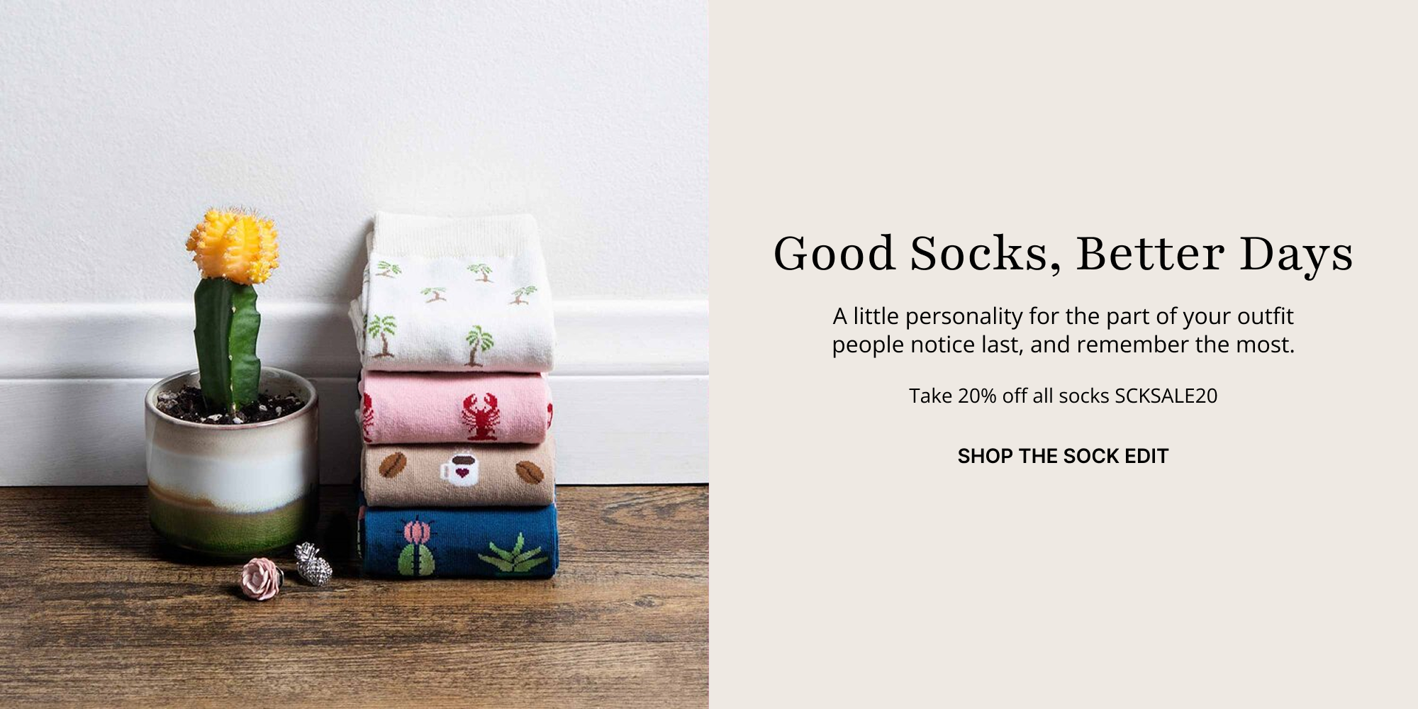 TIES | Sock Sale 20% Off
